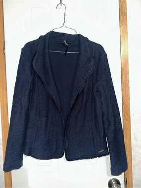 Marc New York Navy Knit Open Cardigan